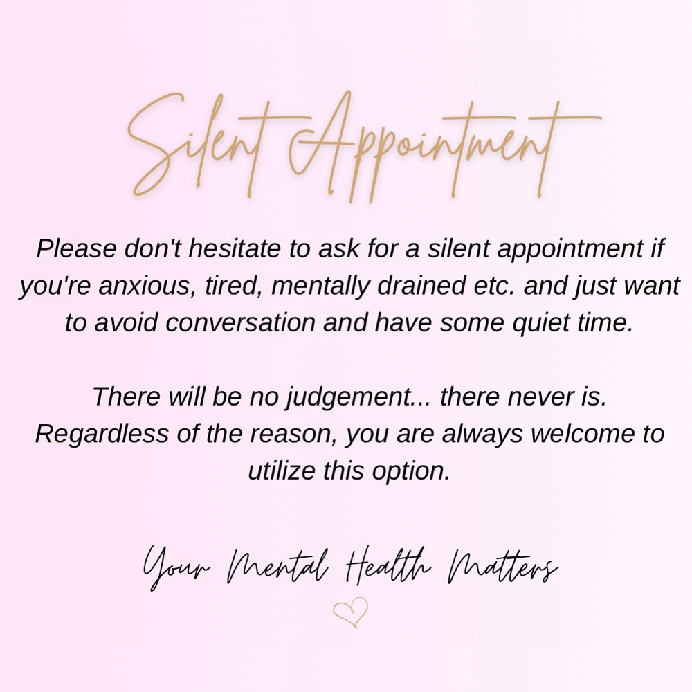 Silent Appointment at priscilla.sets in Riverside, CA