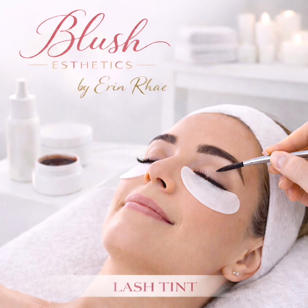 Brow and Lash Tint Combo at Blush Esthetics By Erin Rhae in Chapin, SC