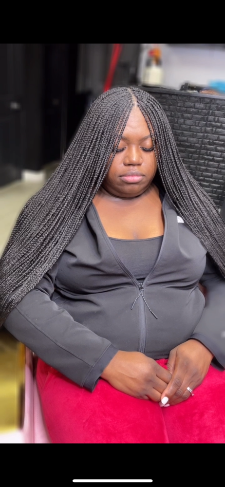 Small Box Braids at Bre The Braider in Hazelwood, MO