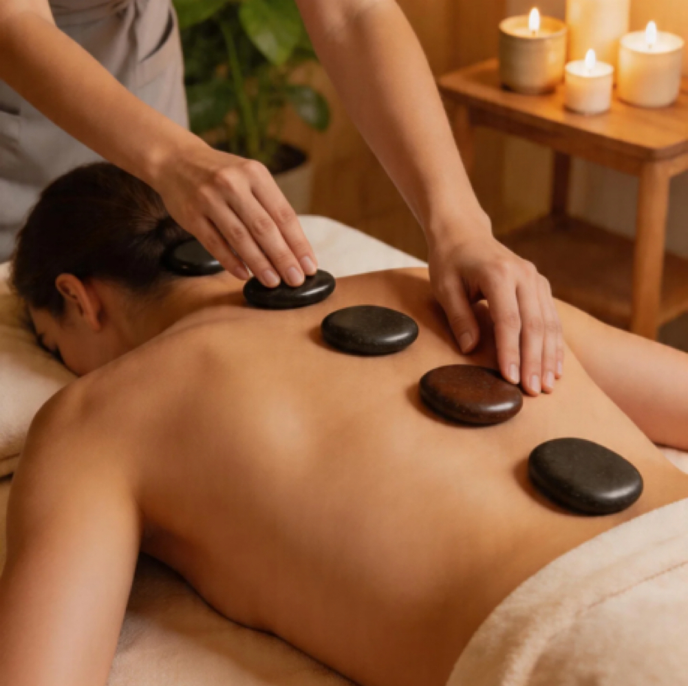 Hot Stone Massage at RS Head Spa & Body Massage in Seattle, WA