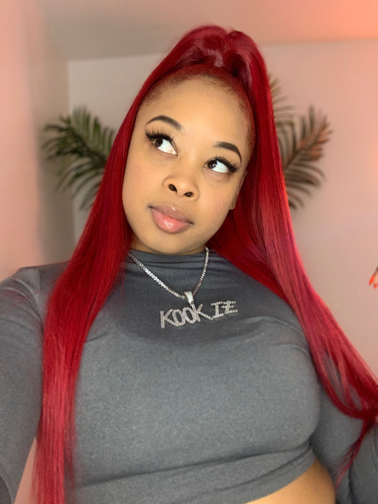 Half Up/Down Sew In