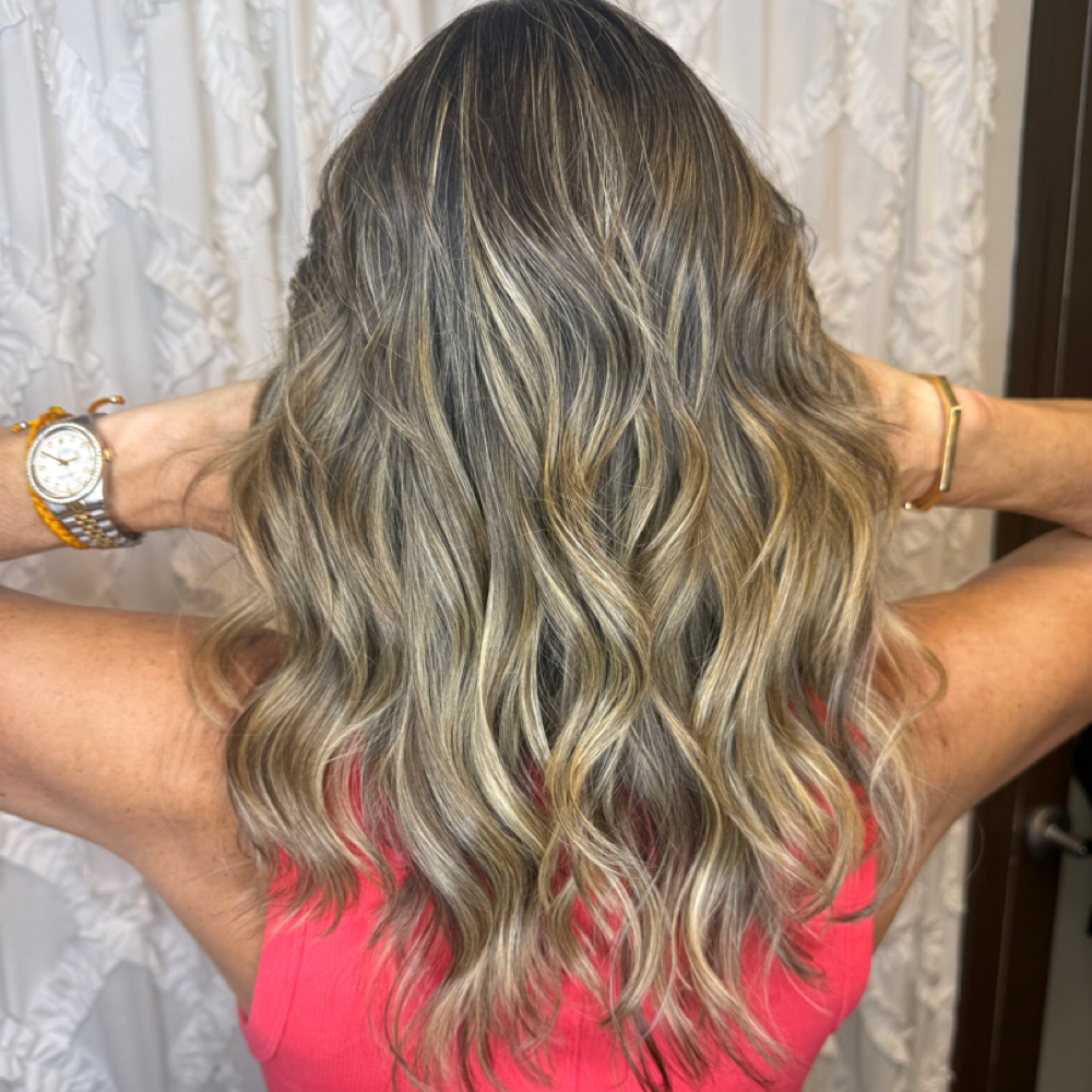 Full Foil/Balayage, Toner & Cut at Hair Designs by Jessica in Cary, NC