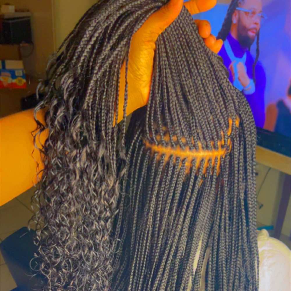Goddess Micro Box Braids at E-Money Braidz in Memphis, TN