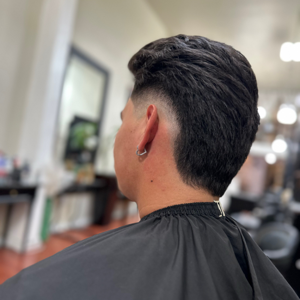 Burst Fade Haircut at Hair studio 212 in Salinas, CA