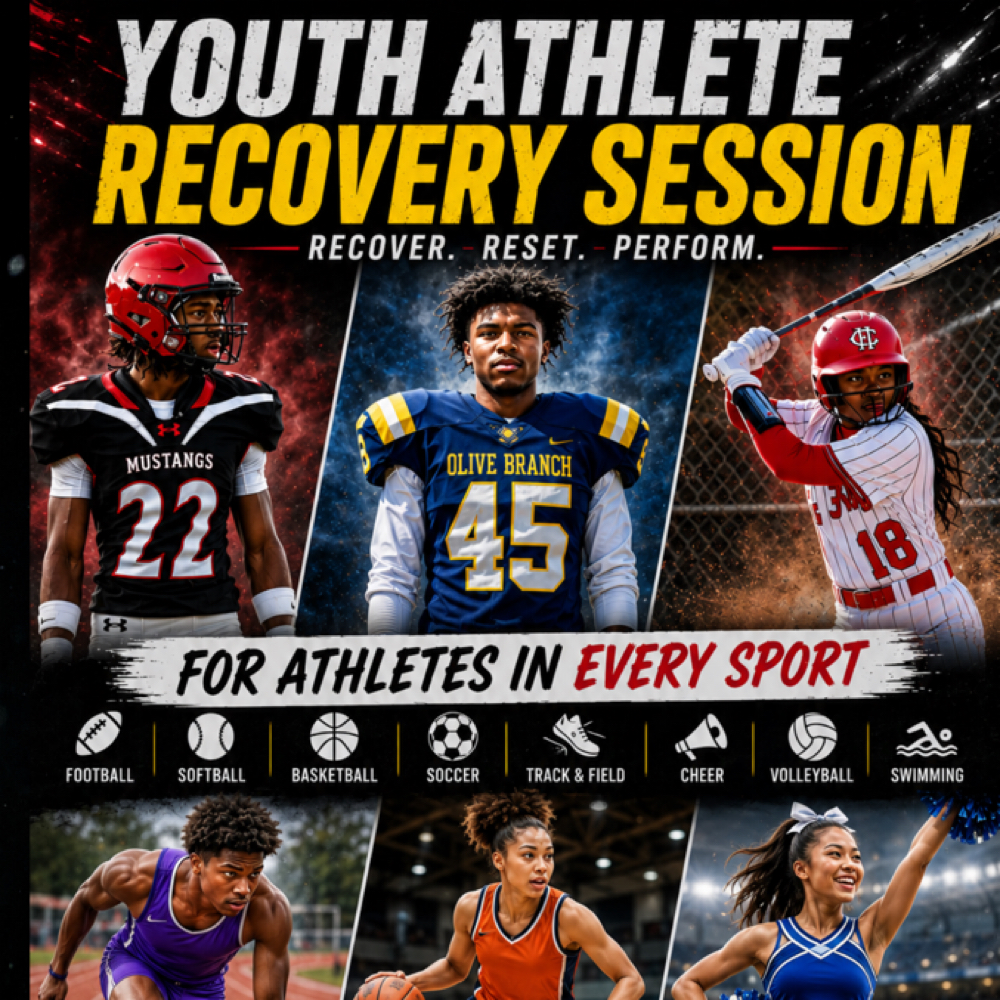 YOUTH ATHLETE RECOVERY SESSION at Sore No More Massage Spa in Olivebranch, MS