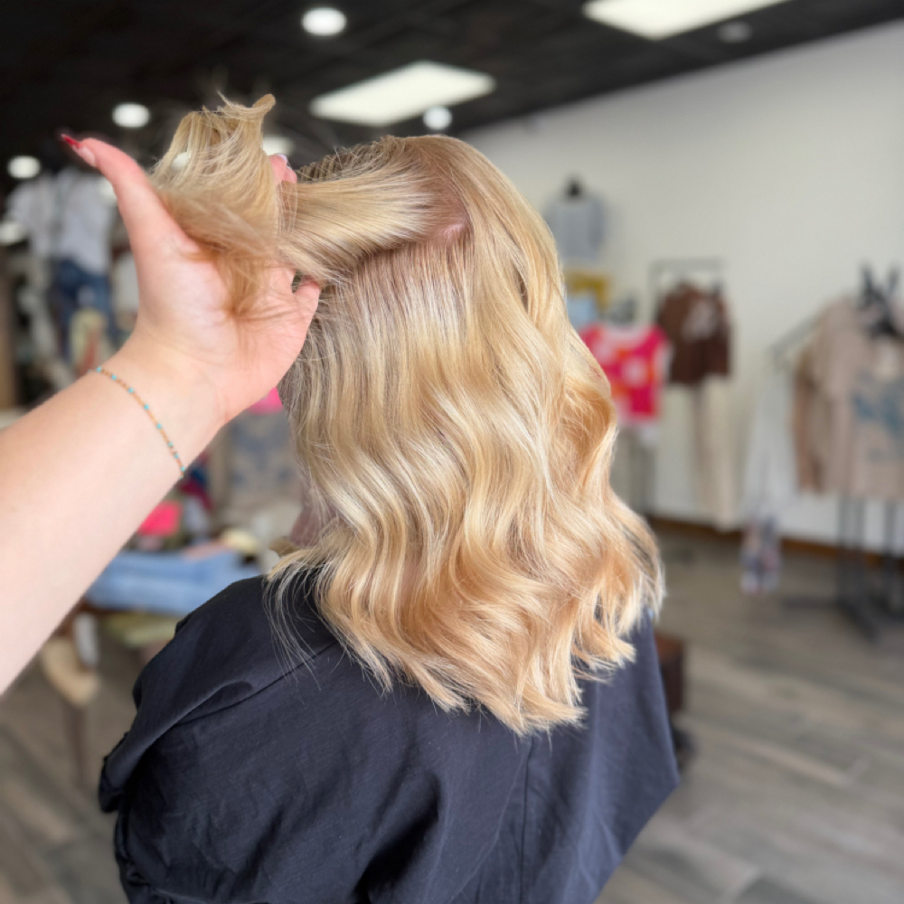 Partial Highlights & Roots at Desert Rose Beauty Co in Friendswood, TX