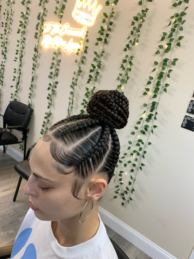 Large Braided Ponytail at To Be Crowned By Nina Lynn in Emmaus, PA