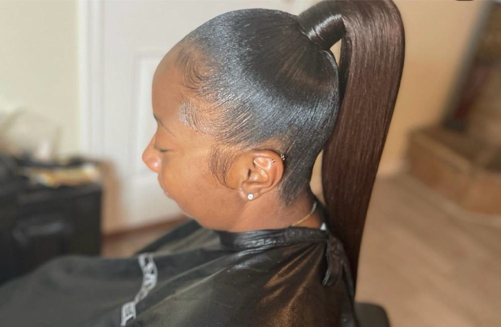 Invisible Weave Ponytail