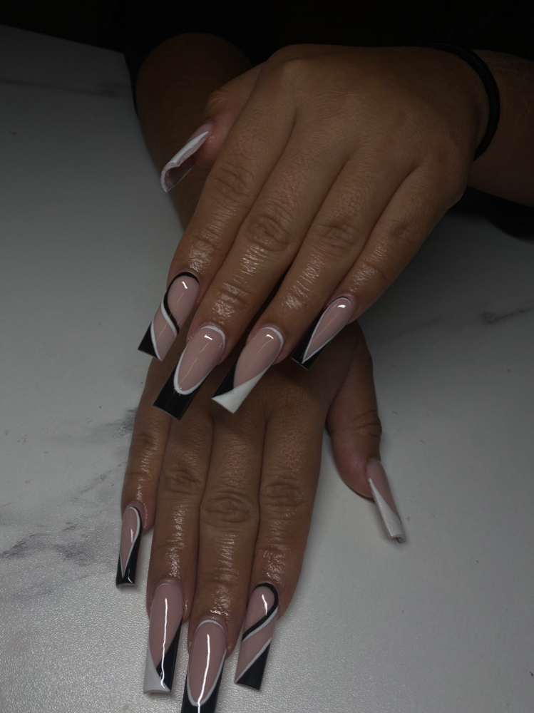 Hand-Painted Nail Art