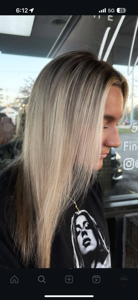 PARTIAL CUSTOM COLOR WITH CARRIE at The Mane Evolution in Rochester, NY