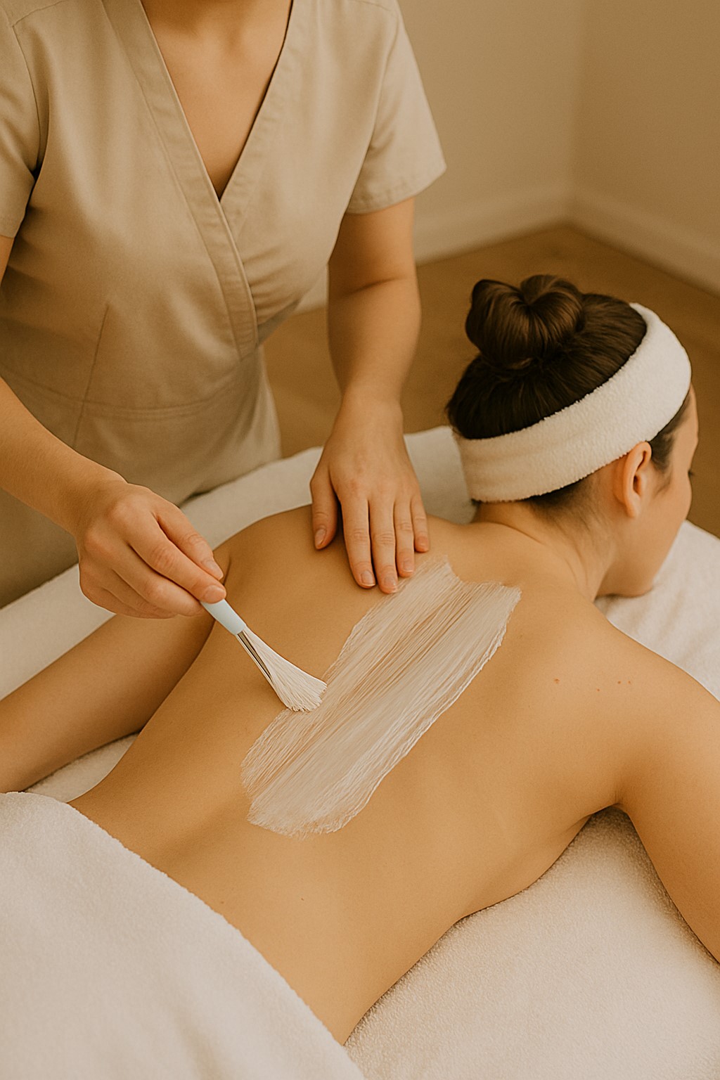 Deep cleansing back facial