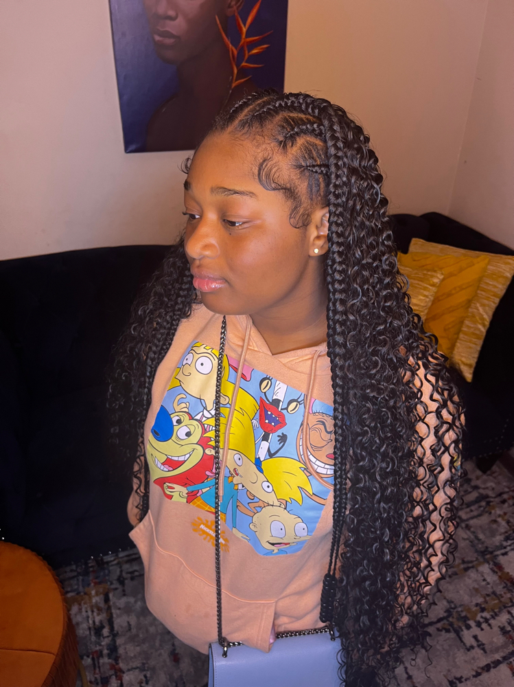 Half feed Ins And Half Quickweave