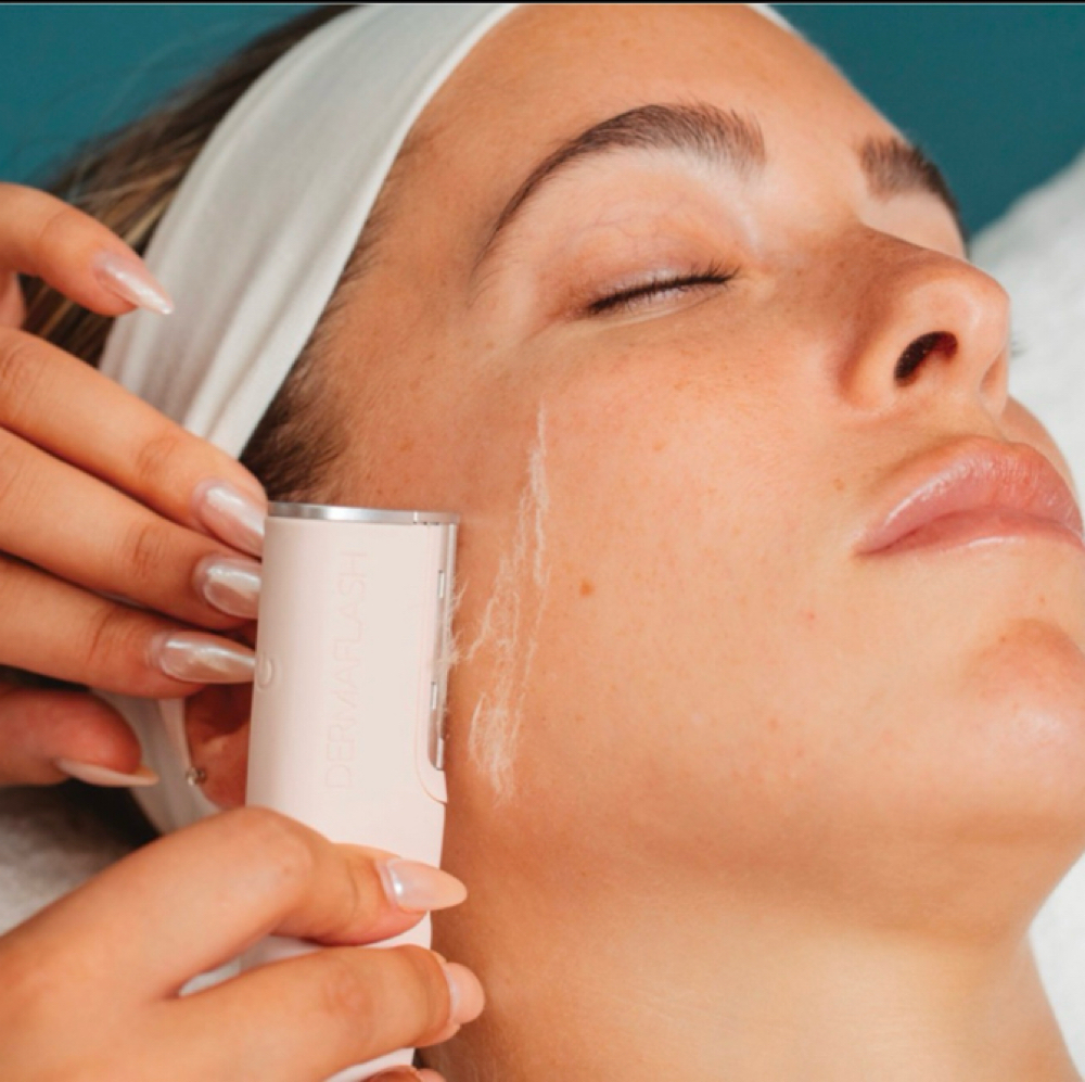 Glow Express Facial With Dermaflash at Cosmos Extensions & Beauty Lounge in Colorado Springs, CO
