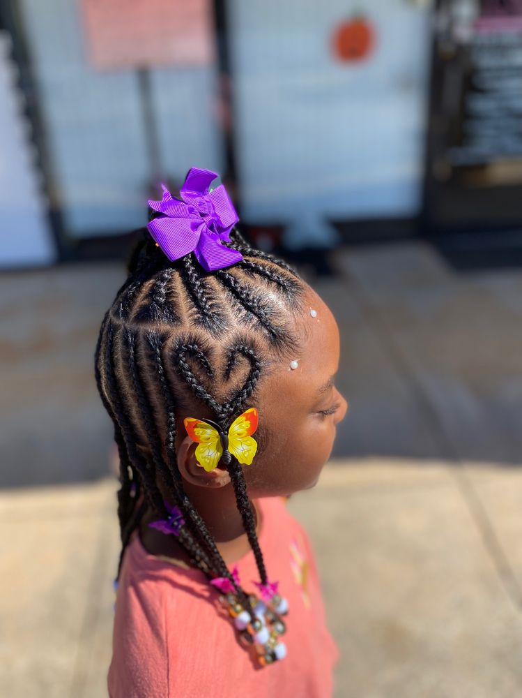 1 Layer Braids With Ponytail