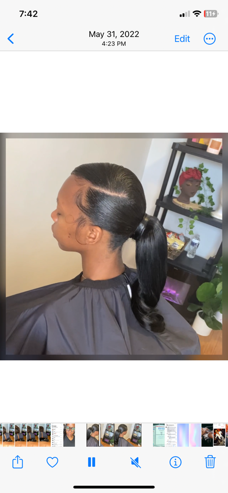 Quick Weave or Sleek Ponytail
