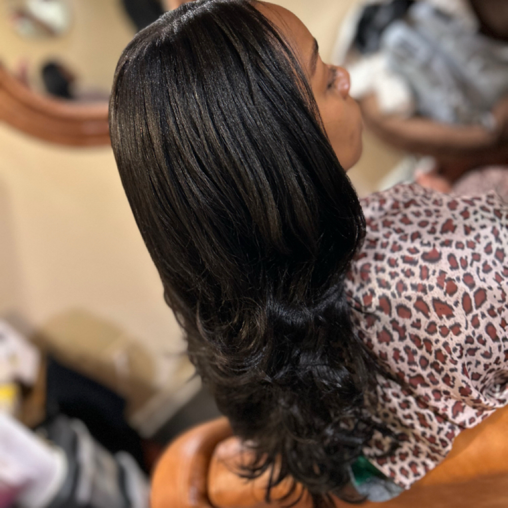 Sew In w LeaveOut at Carrie The Gentle Stylist in Chicago, IL