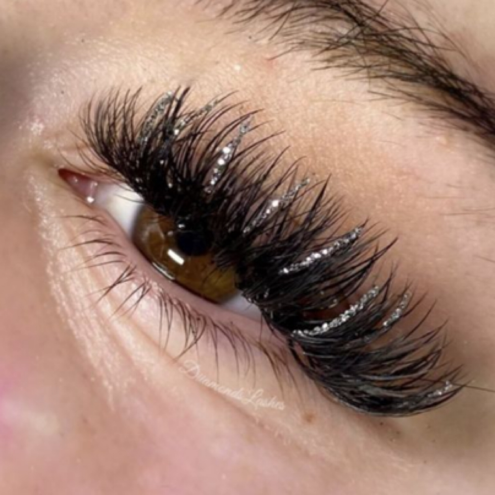 Glitter Lashes (ADD ON) at Elevate by Elle in Junction City, KS