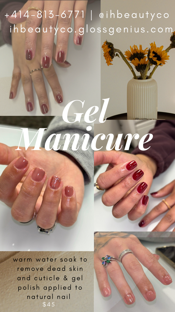 Gel Mani & warm soak