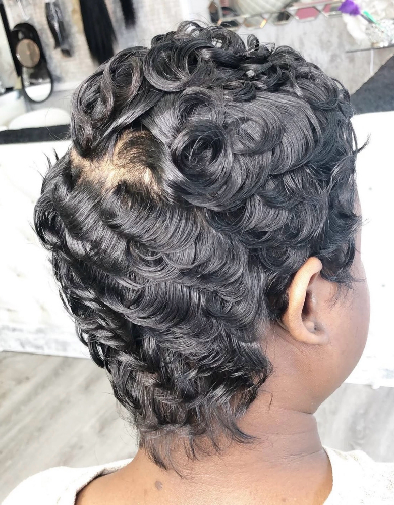Virgin Relaxer / Hair Cut & Style