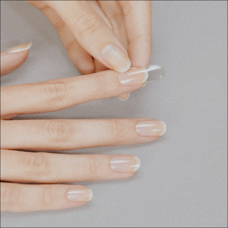 dip manicure with tips