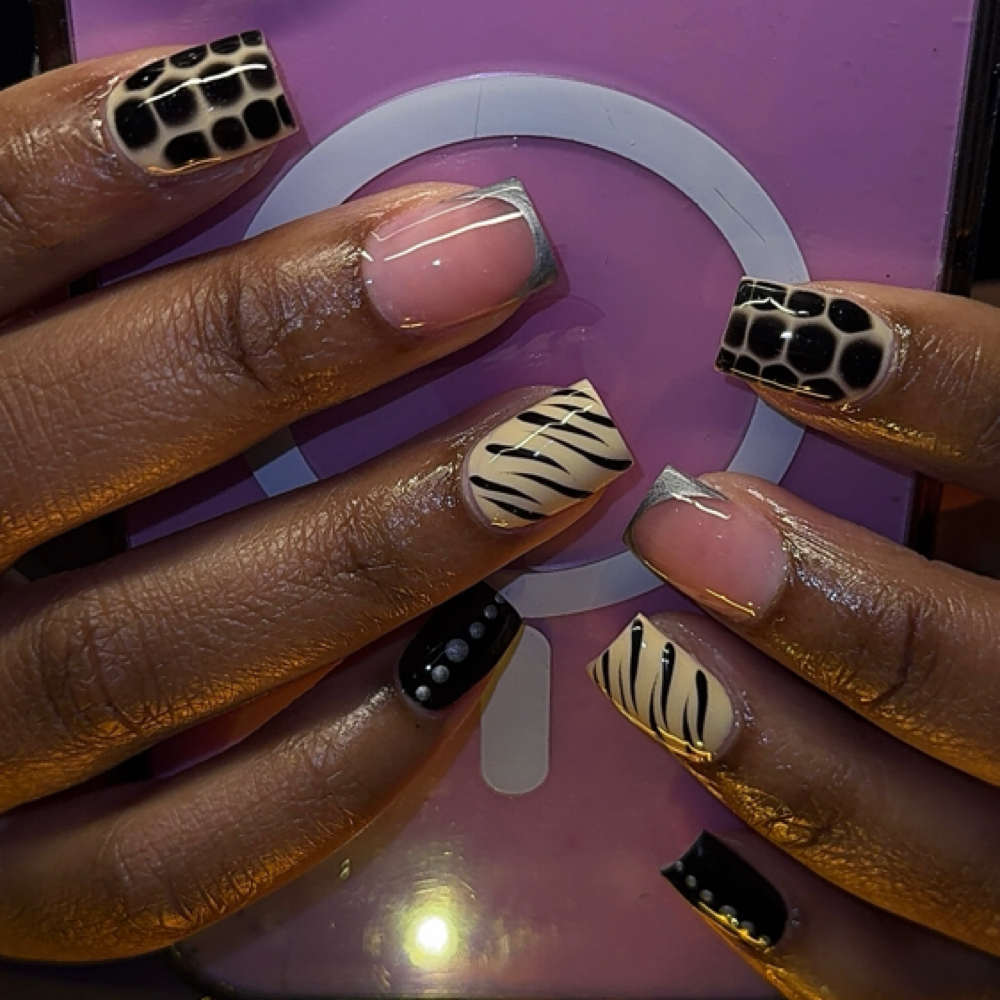 Acrylic Overlay: Finger Tip Length at Christina Mari in Raleigh, NC