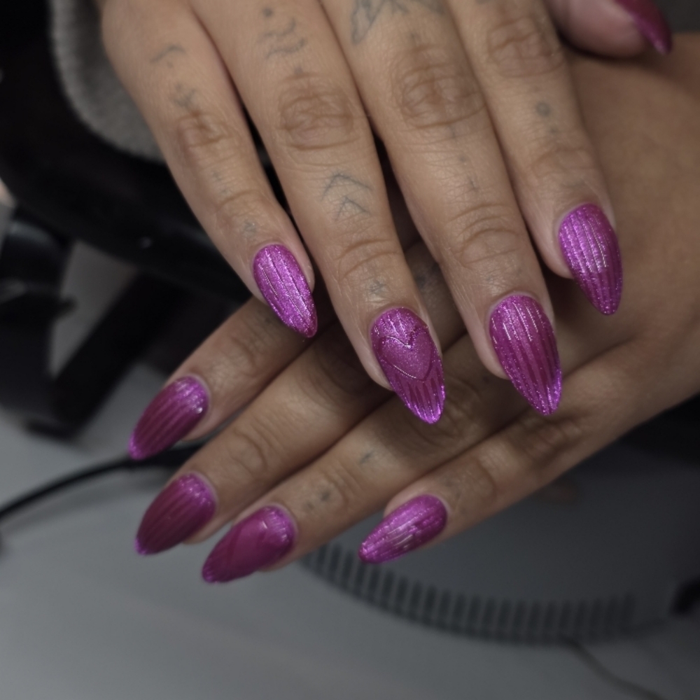 Medium Acrylic Full Set at Custom Nail Set by Yuri in Ruidoso Downs, NM