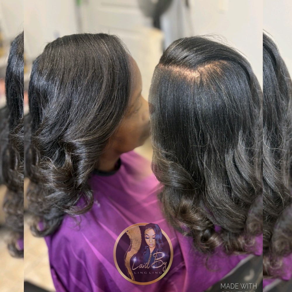 Relaxer, Cut & Style at Laid By Ling Ling in Mobile, AL