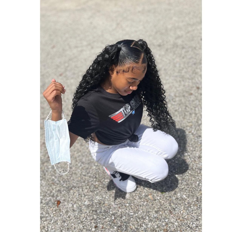 Two Sew In Ponytails