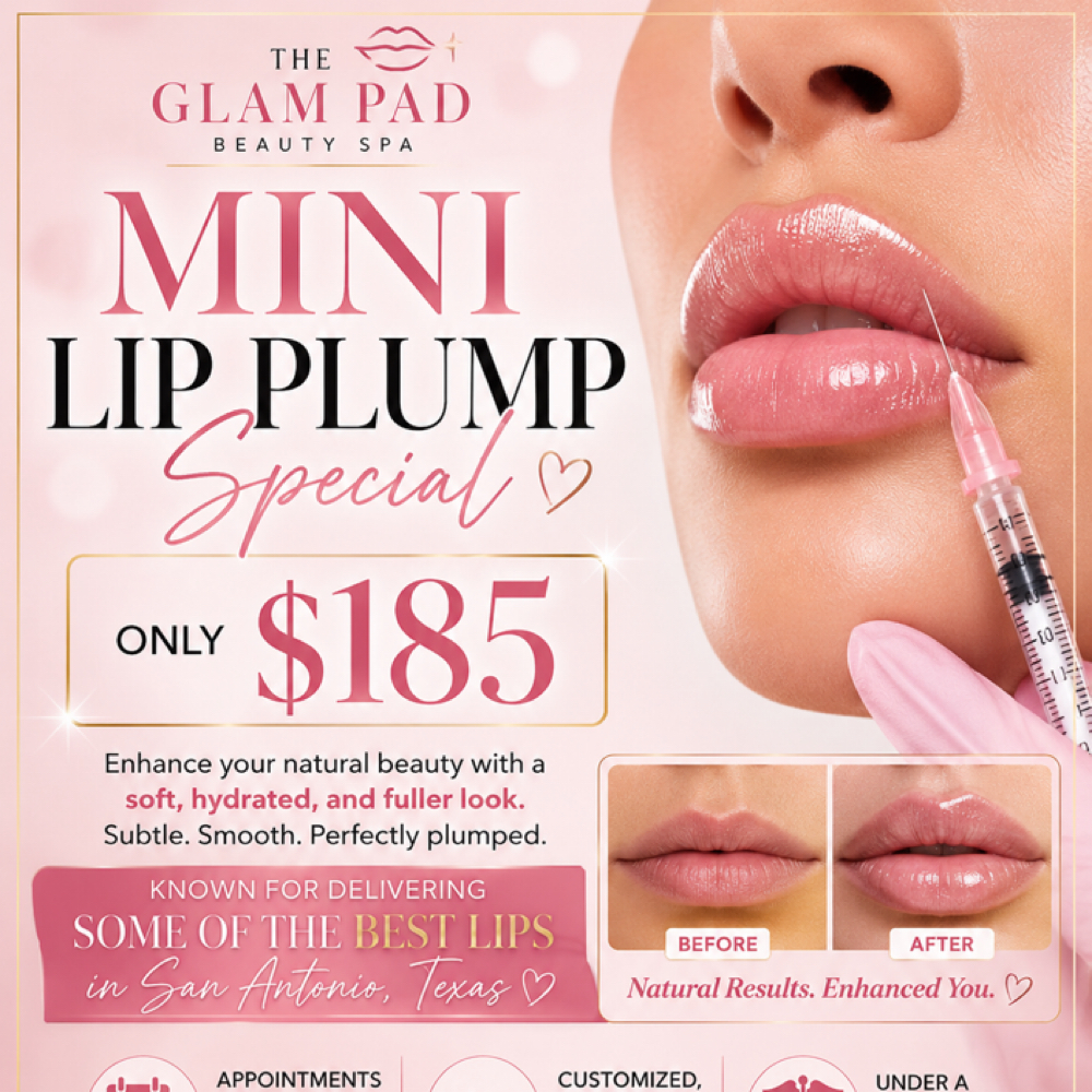 Special Lip Plump $185 at The Glam Pad in San Antonio, TX