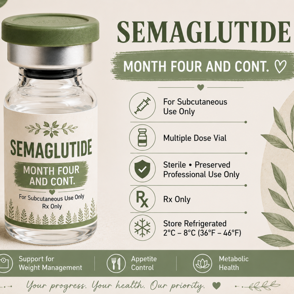 GLP 1: SEMAGLUTIDE MONTH 4> at Well Life Integrated Medical LLC in Okeechobee, FL