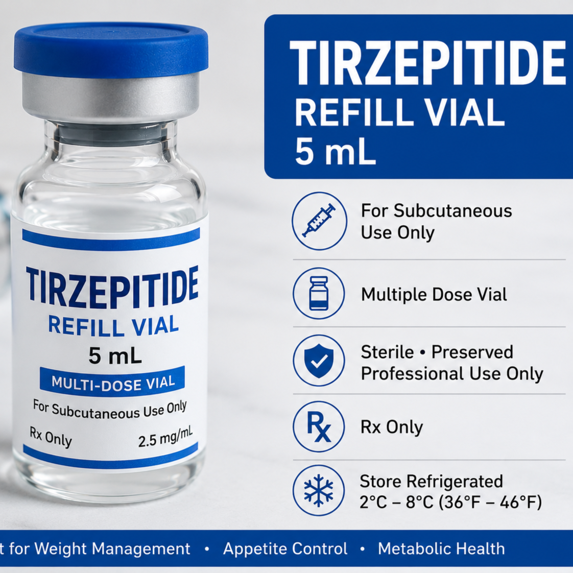 GLP 1/GIP : TIRZEPITIDE (5 ml/ LC) at Well Life Integrated Medical LLC in Okeechobee, FL