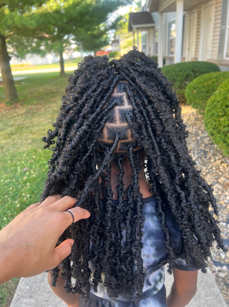 Kids Butterfly Locs