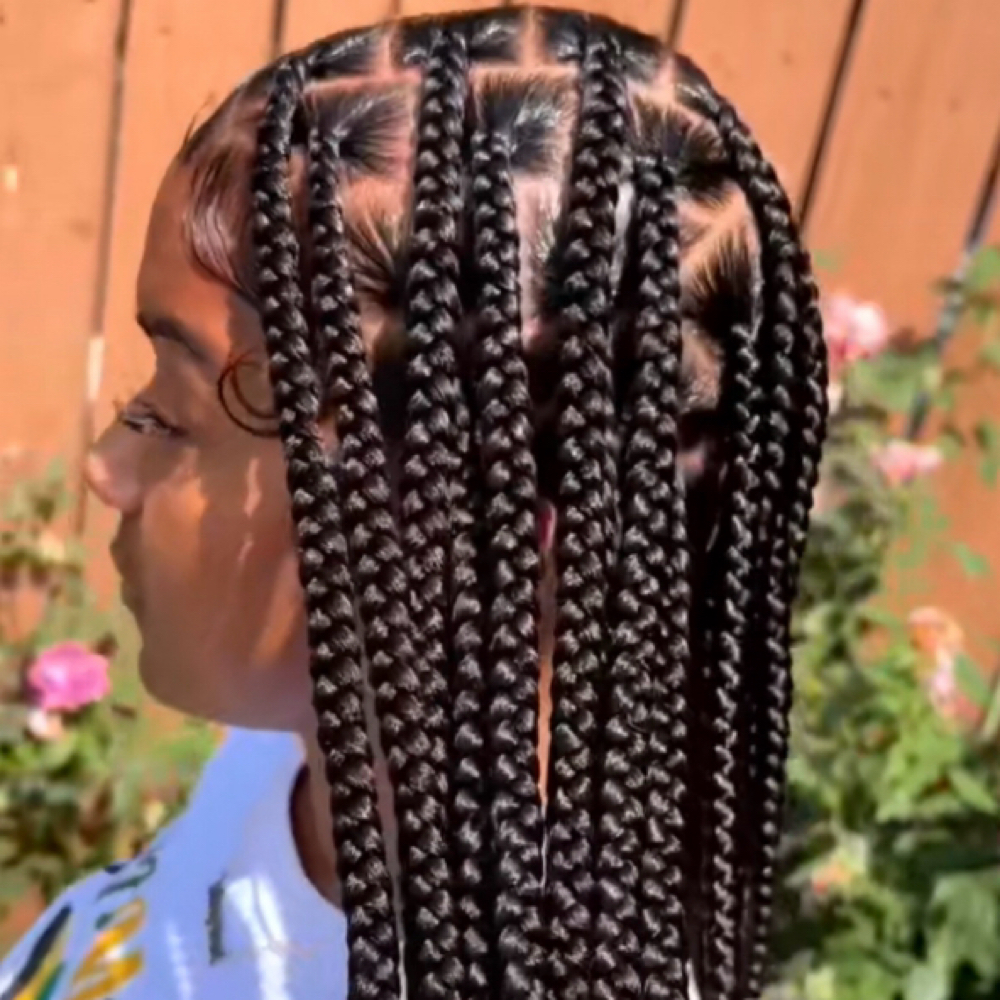 LARGE KNOTLESS BRAIDS at Braided By Yam in Casselberry, FL