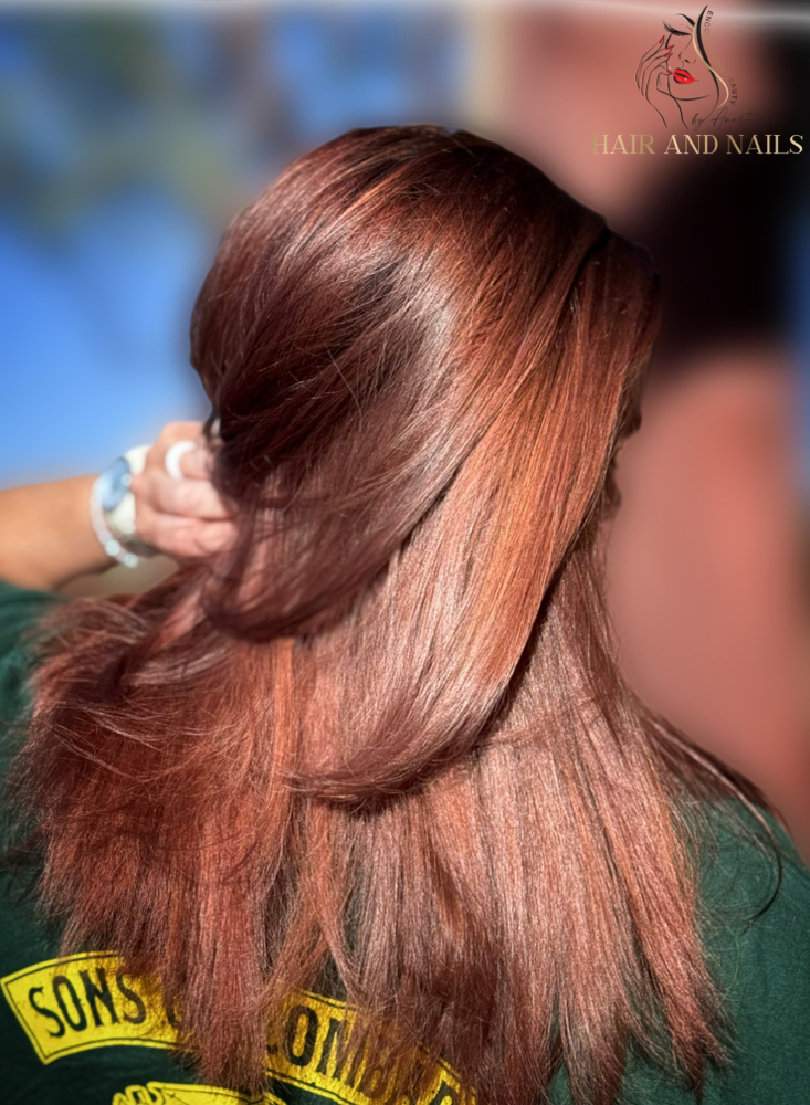 Ammonia Free Retouch + Blowout