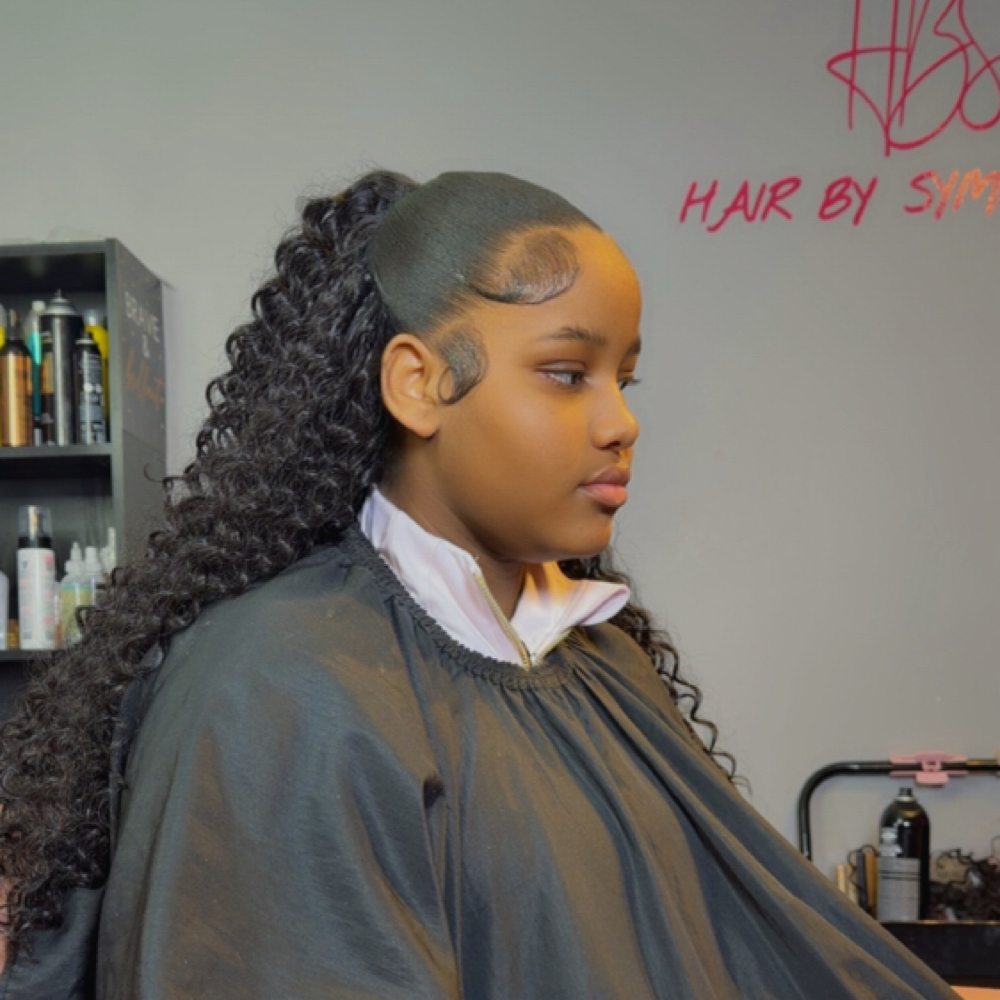 Half Up Half Down (QW) at Hair by Symone in Wayensboro, MS