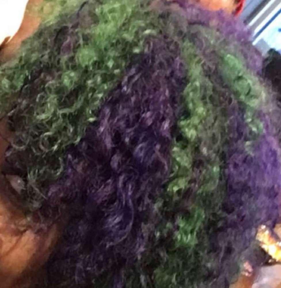 All Over Color  (natural hair) at Hair Trendz in Columbia, SC