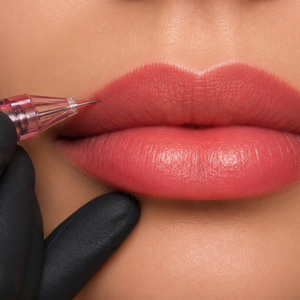 Permanent Lip Blush at Unveil PMU Studio in new york, NY