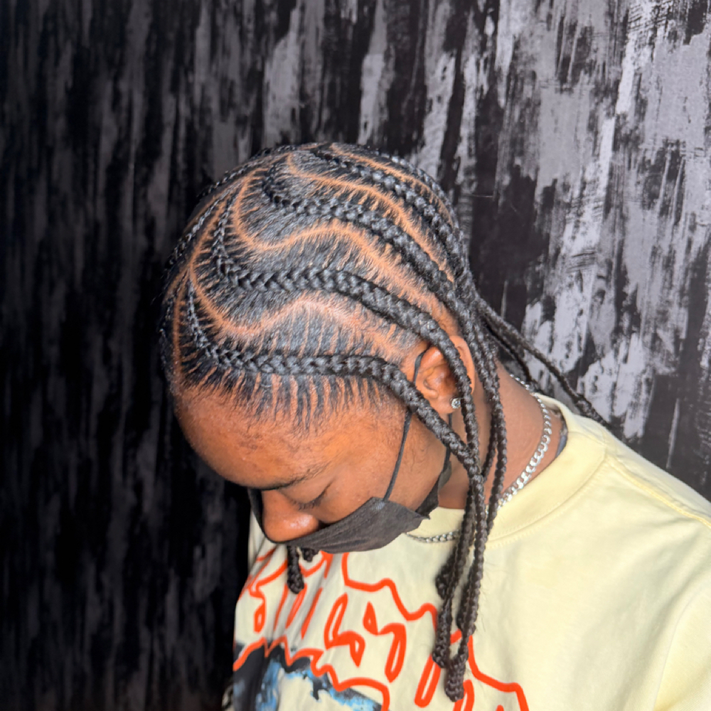 6-8 Stitch Braids at Montreal’s Aesthetics in Temple Hills, MD