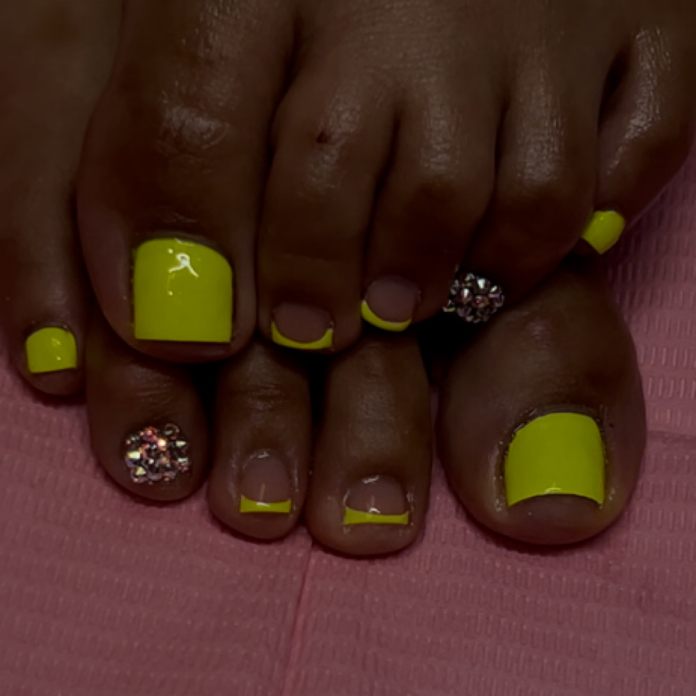 Polish Change Feet Add-On at Nailicious in Fayetteville, NC