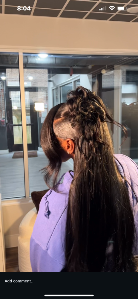 Half Up Half Down | French Roll at SB HAIRSPITAL in Philadelphia, PA