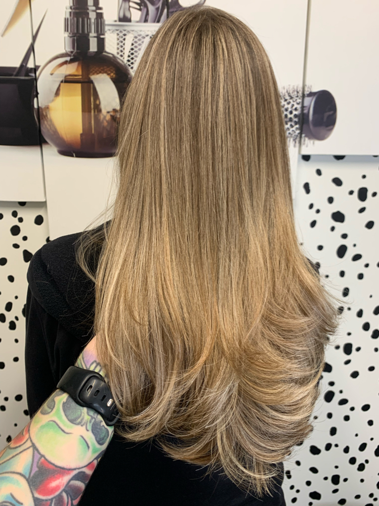 Partial Highlight With Blowout