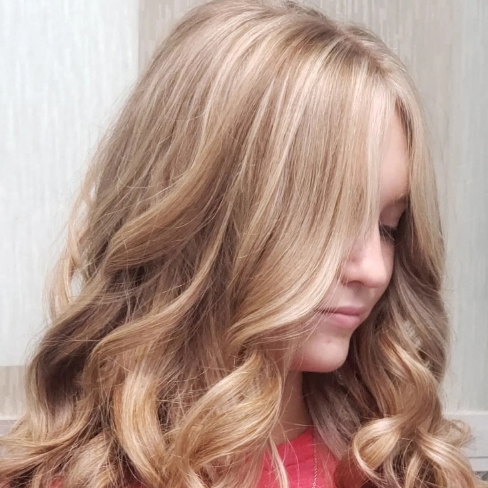 Whole Head Highlights And Blowout at Toscanini Hair in Holmdel, NJ