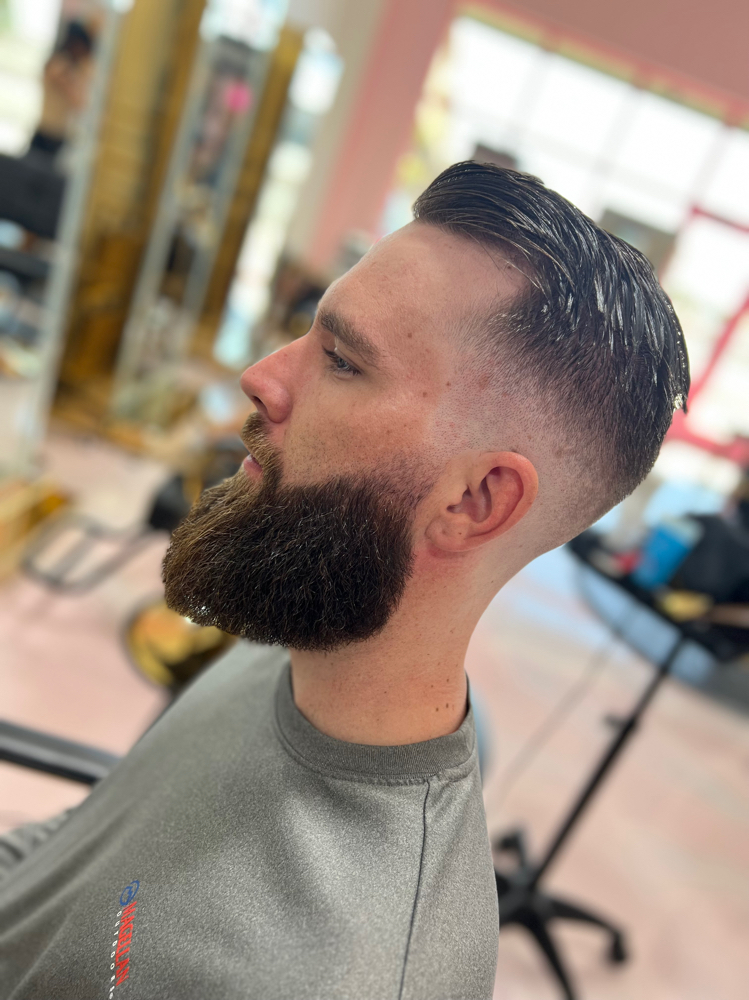 Mens Hair Cut and Bread Trim