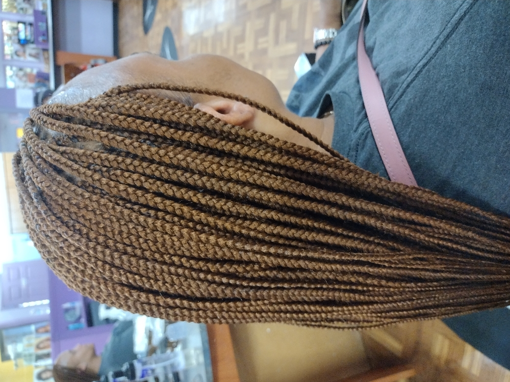 Box Braids Midback/Shorter
