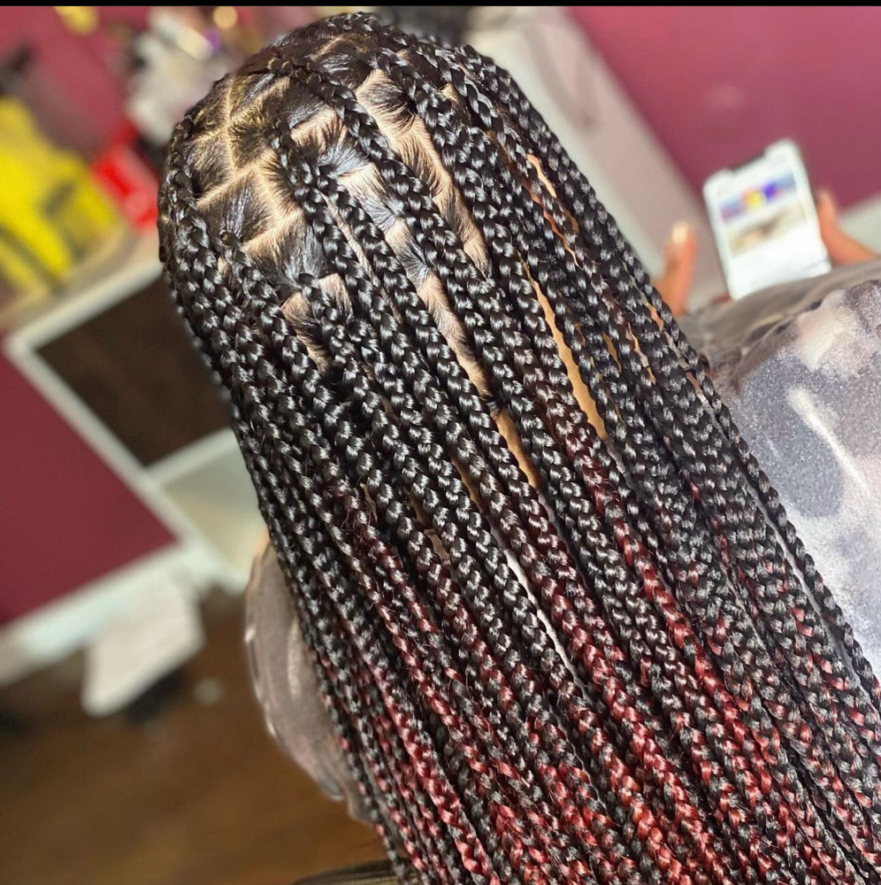 Medium Knotless (JUNE) at SR GLAM HAVEN in Detroit, MI