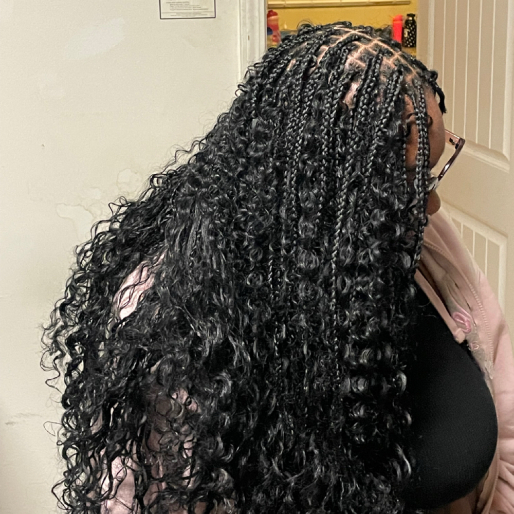 Small Boho Knotless Braids at Lavished.rinaii in Victorville, CA