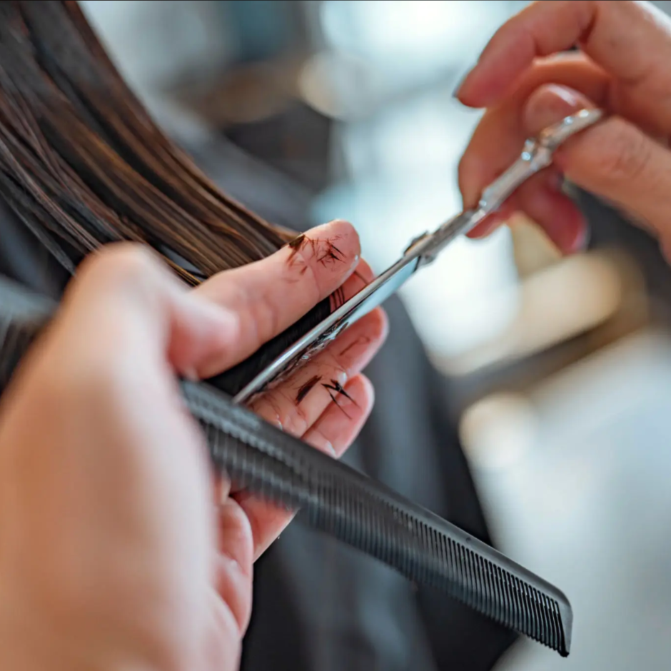 woment cut with blowdry at LS & CO. Studio in kingsport, TN