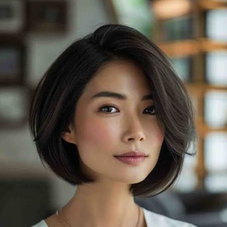 womans hair cut at L&G Hair and Nails Salon in Long Beach, NY