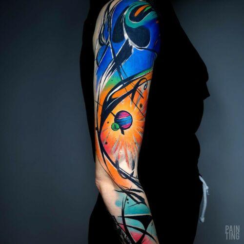 Avant-Garde Abstract Tattoos