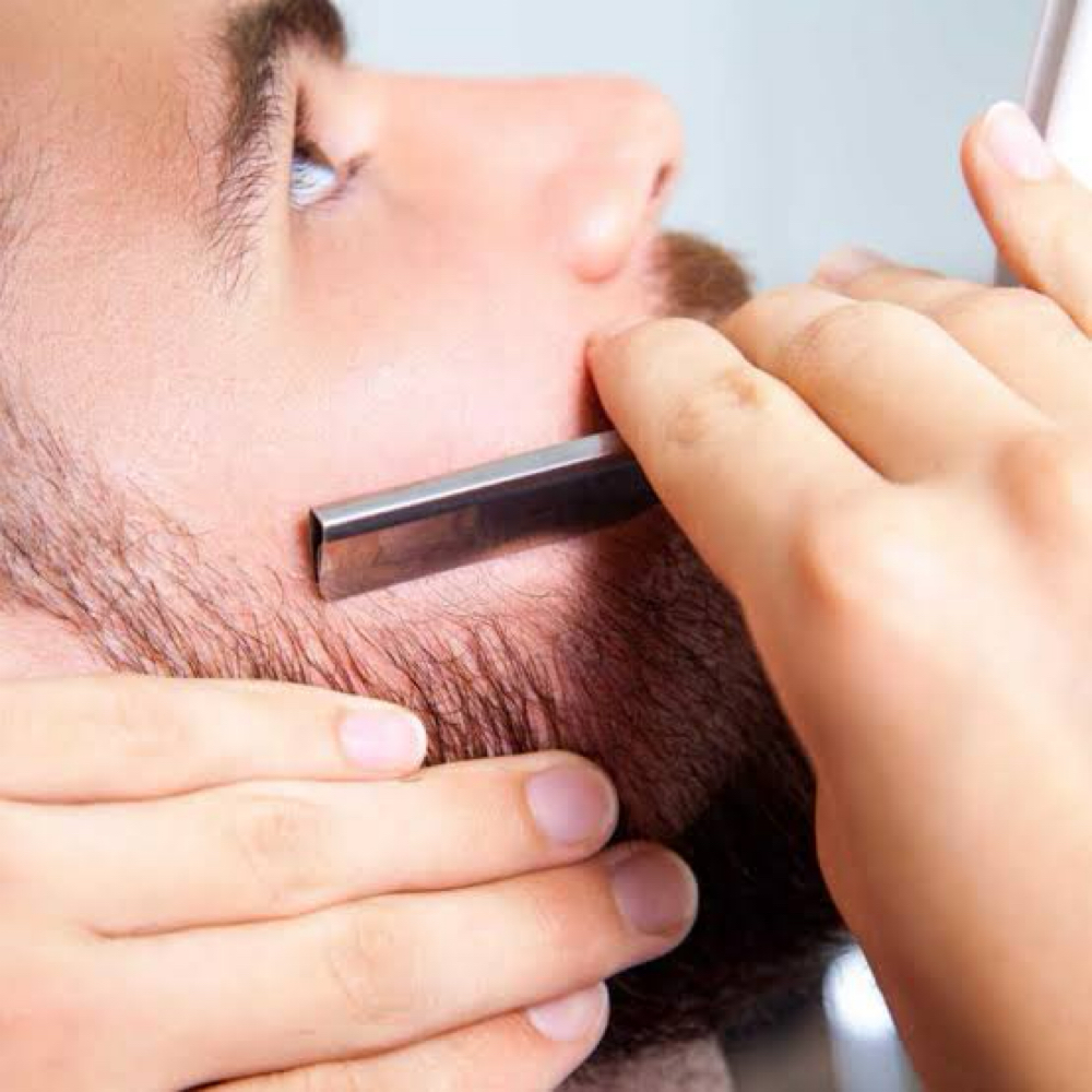 Beard Trim w/ Straight Razor at Shop 1921 in New Lenox, IL